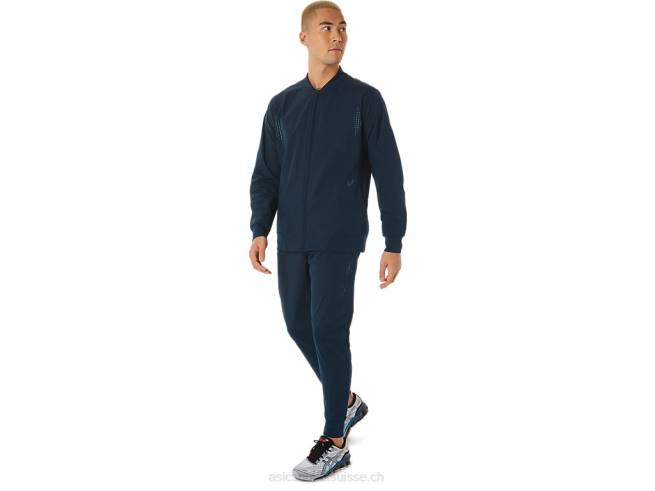 pantalon hybride homme bleu français Asics L6N0K1431