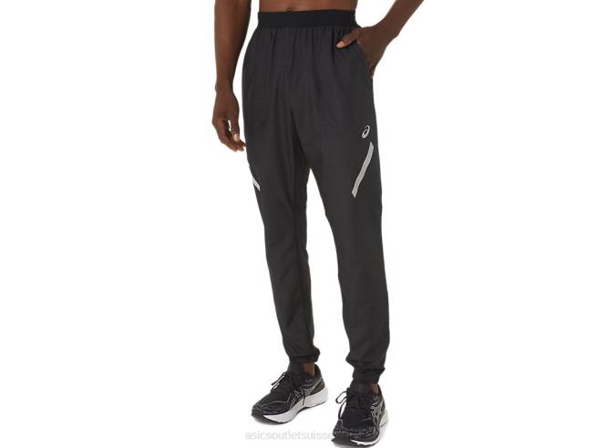 pantalon lite-show pour hommes performance noir Asics L6N0K858