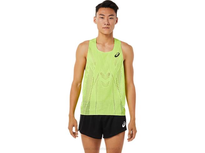 débardeur actibreeze pour homme danger vert Asics L6N0K1511