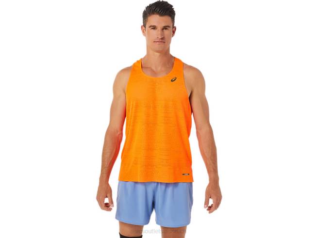 débardeur actibreeze ventilé pour hommes orange choquant Asics L6N0K1326