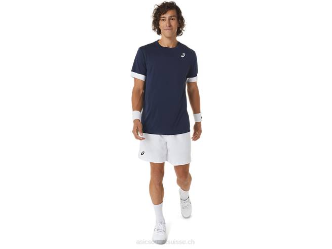 court pour hommes 7po blanc brillant Asics L6N0K394