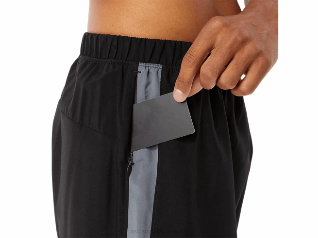 cuissard court 7po prêt-à-porter pour hommes performance noir Asics L6N0K1344