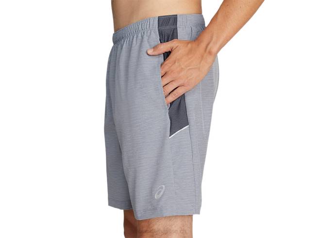short 7po pr lyte pour hommes tôle imprimée spacedye/gris Asics L6N0K2053