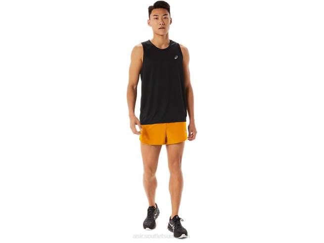 short fendu pour hommes ambre Asics L6N0K1069