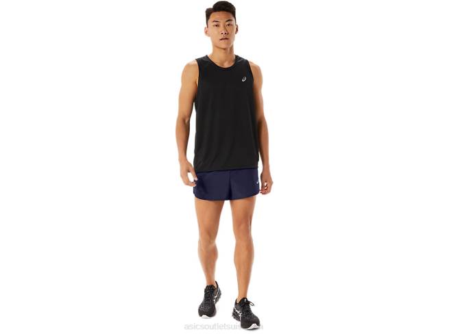 short fendu pour hommes caban Asics L6N0K181