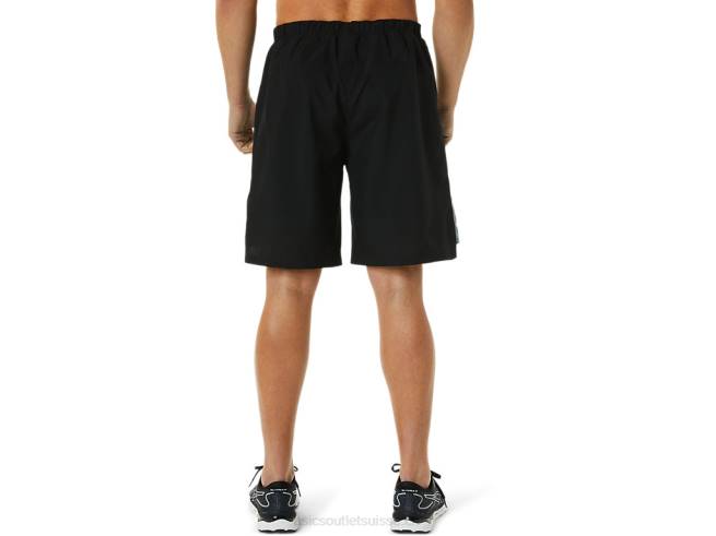 short prêt-à-porter 9po pour hommes performance noir Asics L6N0K936
