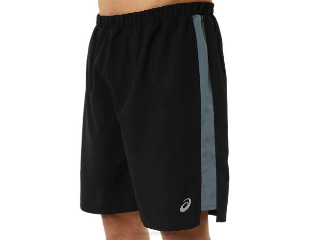 short prêt-à-porter 9po pour hommes performance noir Asics L6N0K936