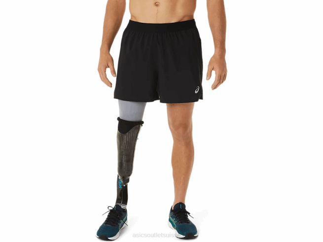 short route 2-en-1 5po homme performance noir Asics L6N0K1053