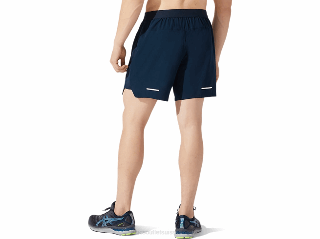 short route homme 7po bleu français Asics L6N0K1956