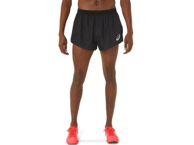 short tissé léger actibreeze pour hommes performance noir Asics L6N0K262