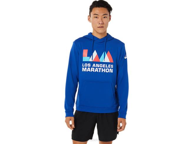 sweat à capuche homme équipe royale Asics L6N0K1618