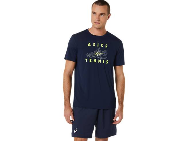 escarpins pour hommes t-shirt graphique minuit Asics L6N0K520