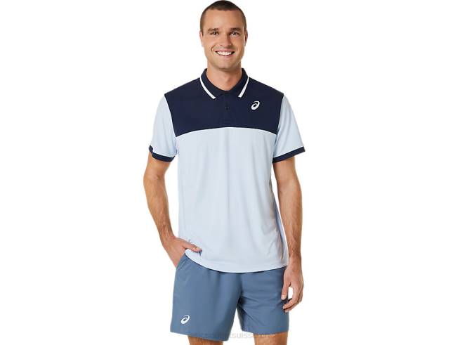 polo court homme ciel doux/minuit Asics L6N0K472