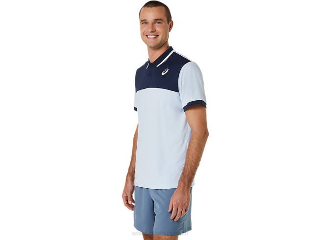 polo court homme ciel doux/minuit Asics L6N0K472