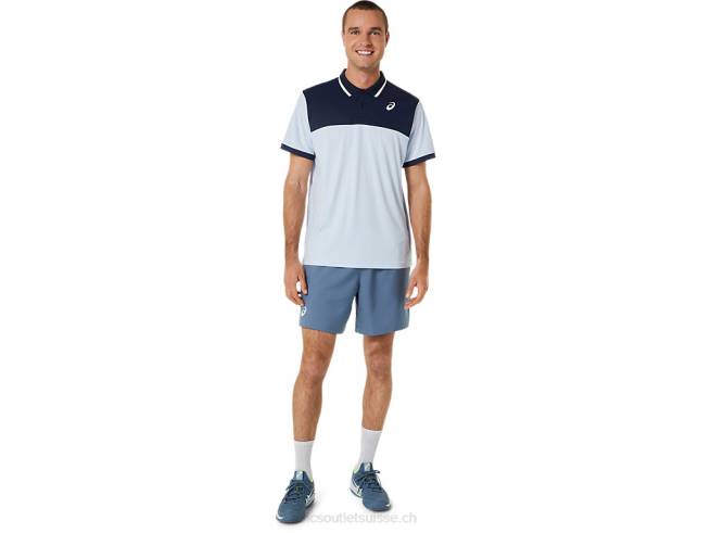 polo court homme ciel doux/minuit Asics L6N0K472