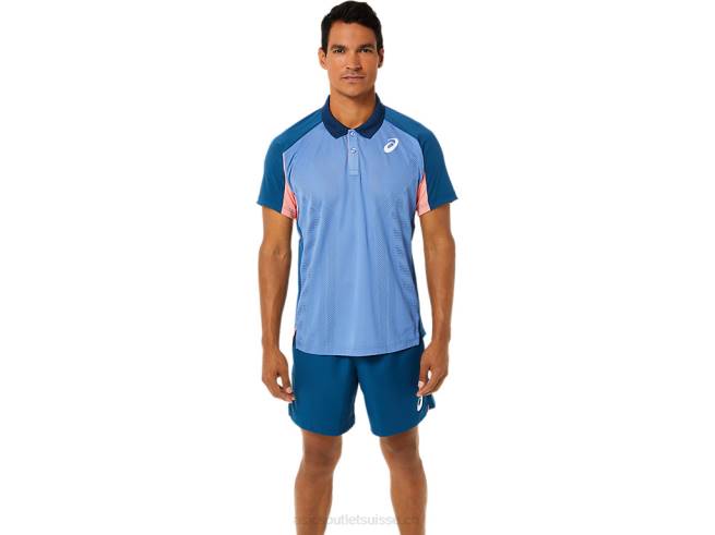 polo de match homme indigo clair Asics L6N0K1512