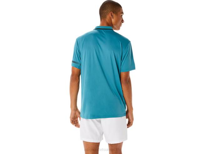 polo homme pin brumeux Asics L6N0K1117