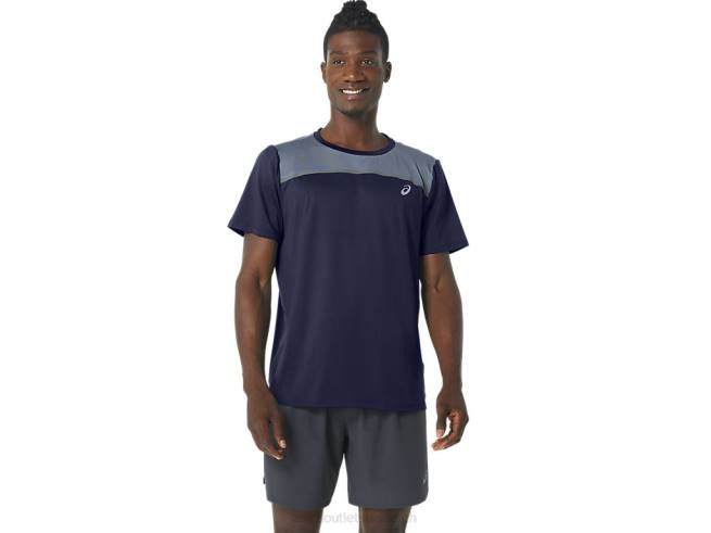 pr lyte à manches courtes pour hommes caban Asics L6N0K294