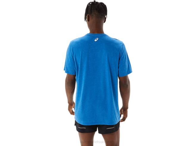 propriété à manches courtes du t-shirt de sport bruyère d'entraînement de lac Asics L6N0K1231