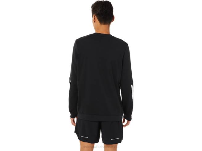 équipage lam hommes performance noir Asics L6N0K786