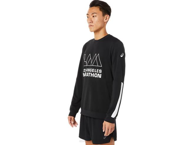 équipage lam hommes performance noir Asics L6N0K786