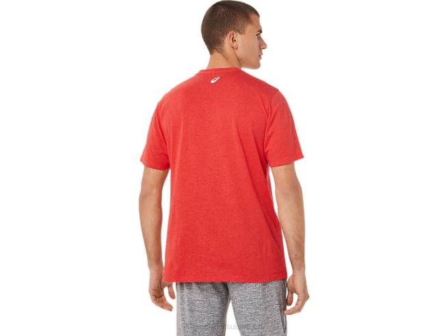 t-shirt de sport 1977 bruyère rouge classique Asics L6N0K781