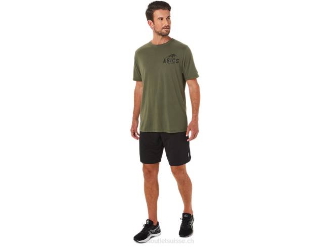 t-shirt fuji 1977 toile olive Asics L6N0K1630