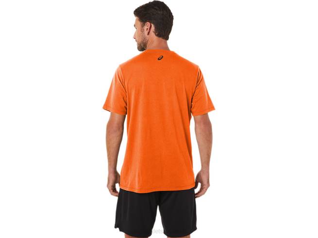 t-shirt graphique sunrise runner souci orange bruyère Asics L6N0K1186