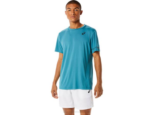 t-shirt à manches courtes pour hommes pin brumeux Asics L6N0K1138