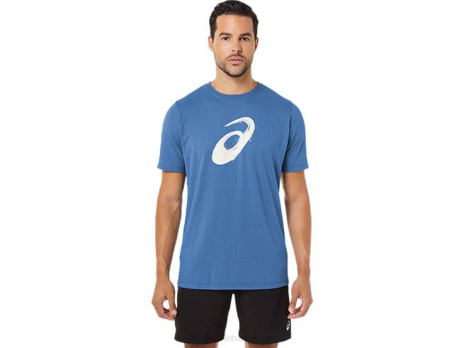 t-shirt pinceau à manches courtes Azur Asics L6N0K1057