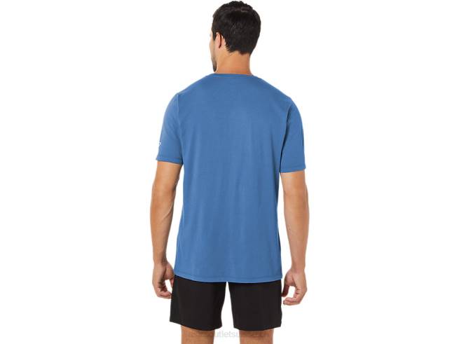 t-shirt pinceau à manches courtes Azur Asics L6N0K1057