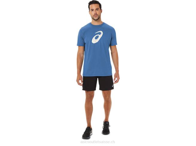 t-shirt pinceau à manches courtes Azur Asics L6N0K1057