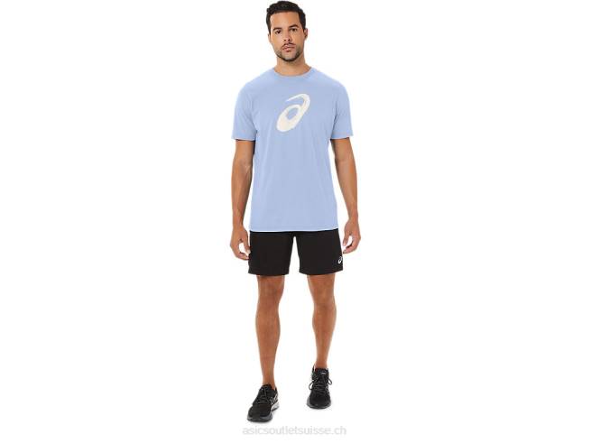 t-shirt pinceau à manches courtes ciel doux Asics L6N0K161