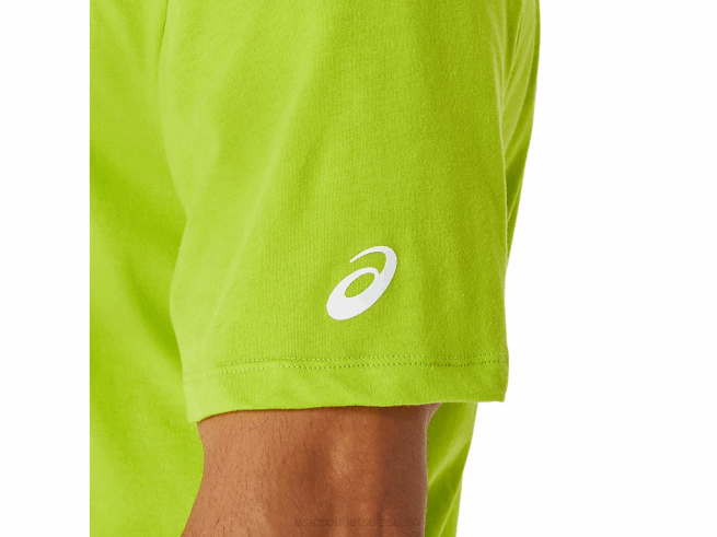 t-shirt à rayures le zeste de lime Asics L6N0K142