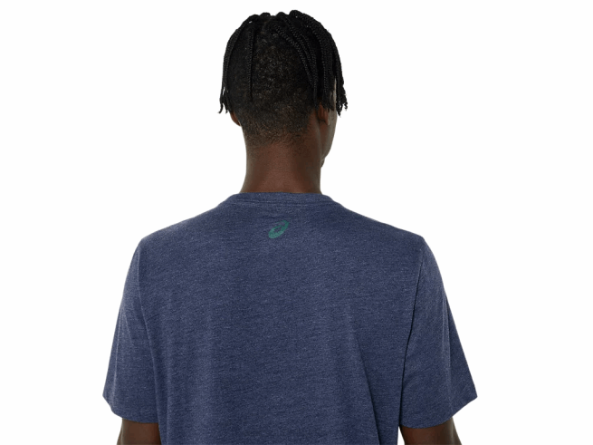 t-shirt trail run à feuilles persistantes bruyère caban Asics L6N0K803