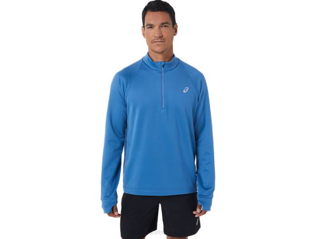 thermopolis hiver 1/2 zip homme Azur Asics L6N0K836