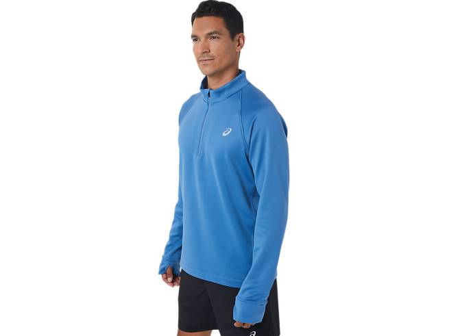 thermopolis hiver 1/2 zip homme Azur Asics L6N0K836