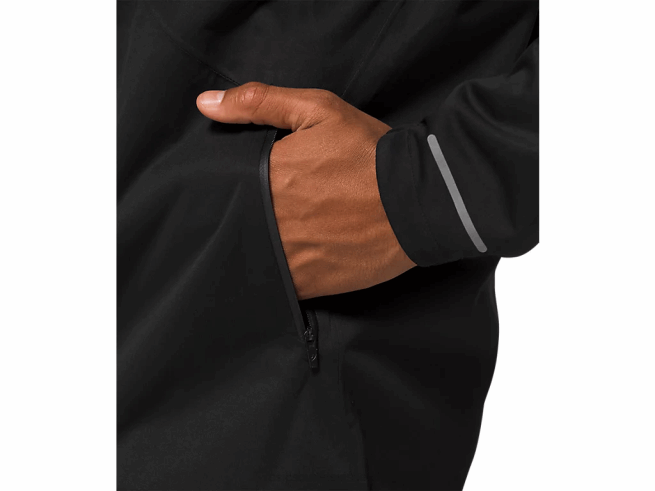 veste d'accélération pour hommes performance noir Asics L6N0K2098