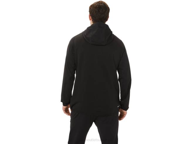veste en maille brossée jacquard actibreeze pour homme performance noir Asics L6N0K755