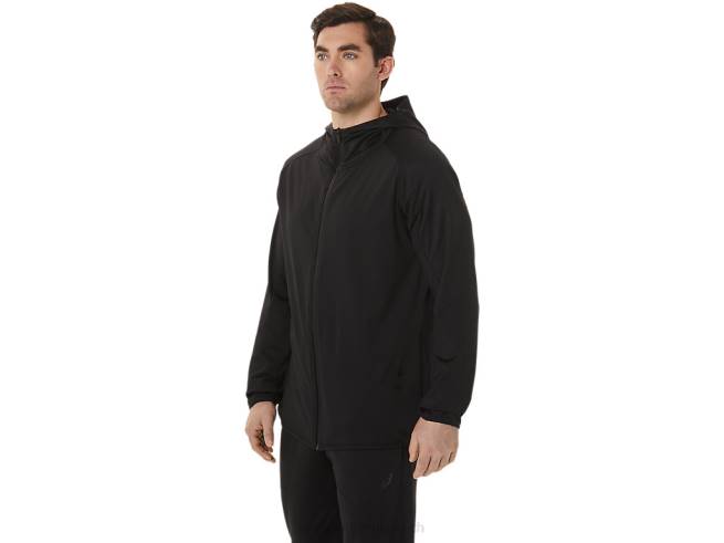 veste en maille brossée jacquard actibreeze pour homme performance noir Asics L6N0K755