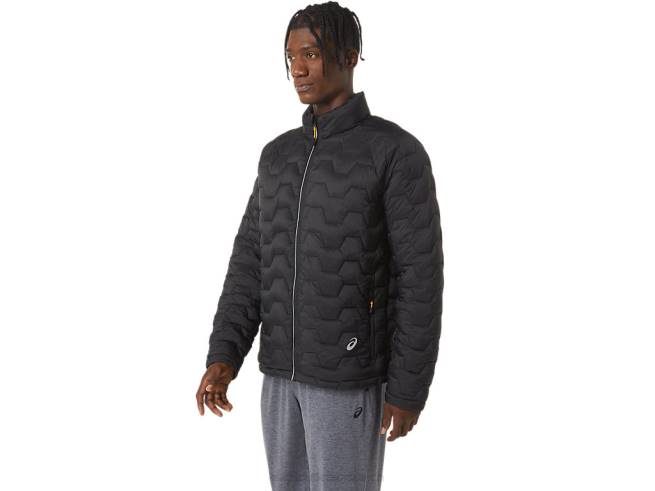 veste isolante performante pour hommes performance noir Asics L6N0K782