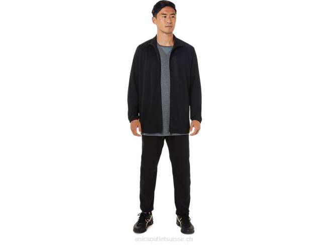 veste jacquard actibreeze pour homme performance noir Asics L6N0K1516