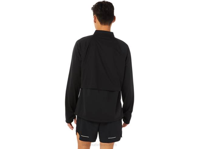 veste lam homme performance noir Asics L6N0K1624