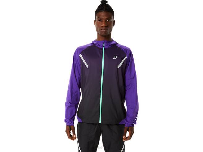veste lite-show homme confiture de raisin/noir performance Asics L6N0K855