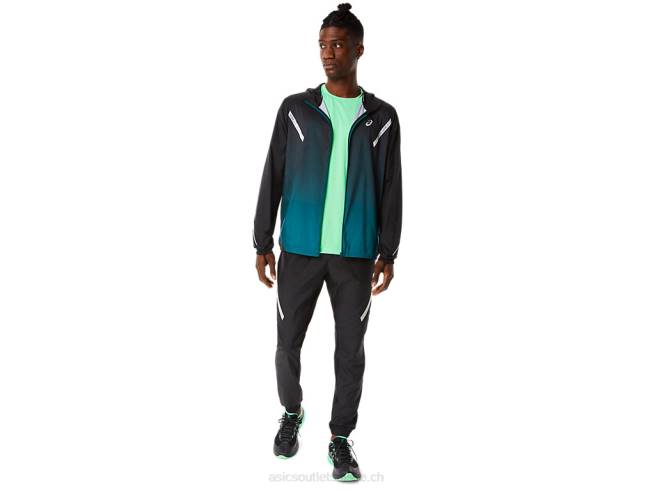 veste lite-show homme performance noir/pin velours Asics L6N0K832