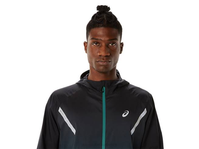veste lite-show homme performance noir/pin velours Asics L6N0K832