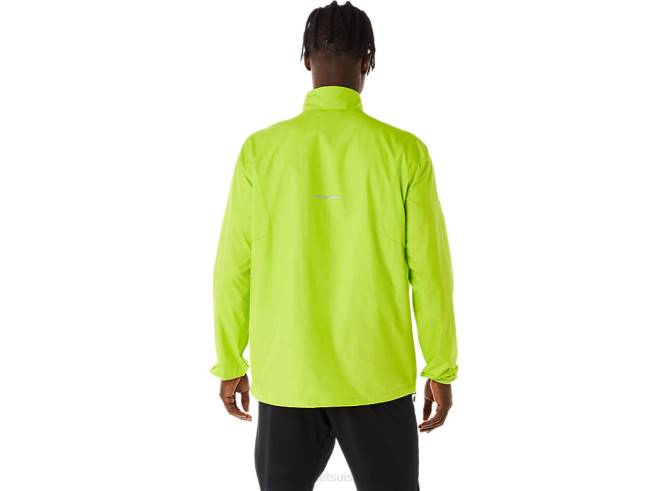 veste lite-show homme zeste de citron vert/noir performance Asics L6N0K238