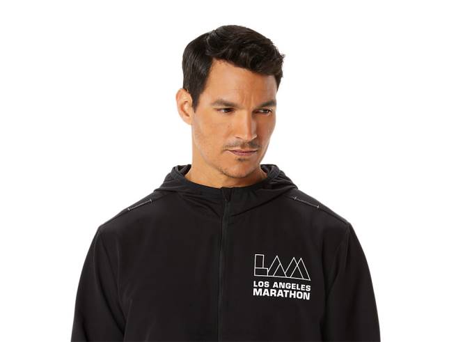 veste prêt-à-porter homme lam performance noir Asics L6N0K1345