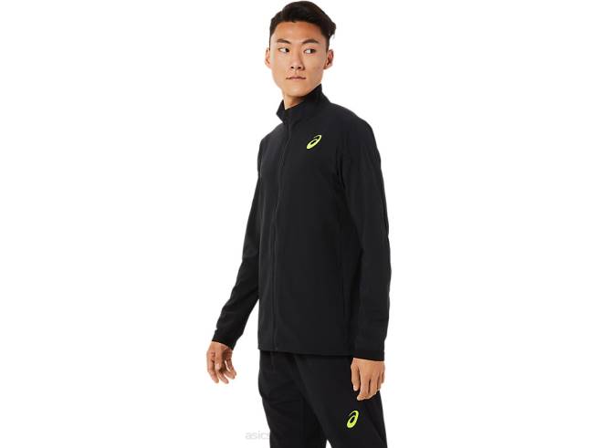 veste tissée stretch pour homme performance noir Asics L6N0K1450
